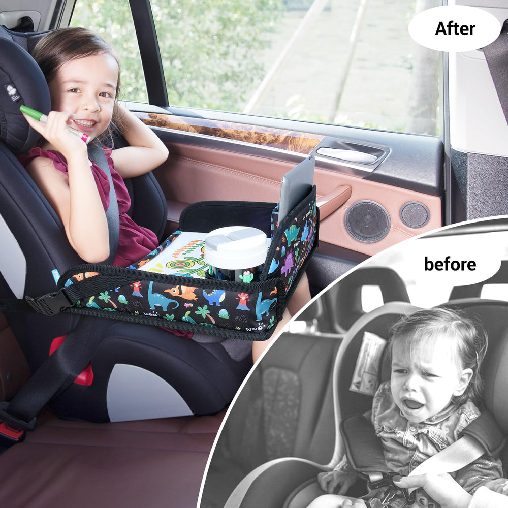 CoolBebe Kids Travel Tray erasable markers enable mess-free drawing on the go
