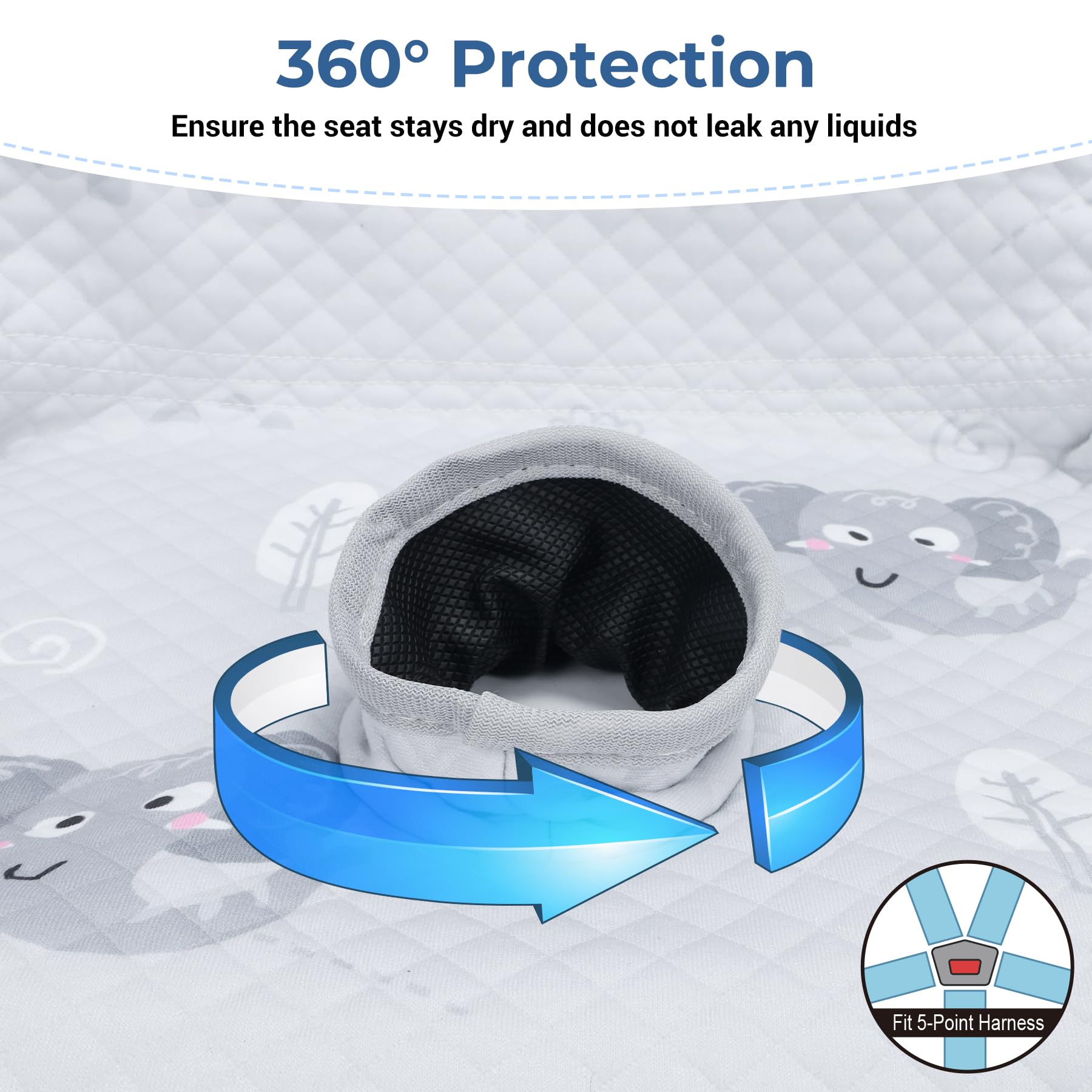 COOLBEBE machine-washable design enables quick cleanup after accidents