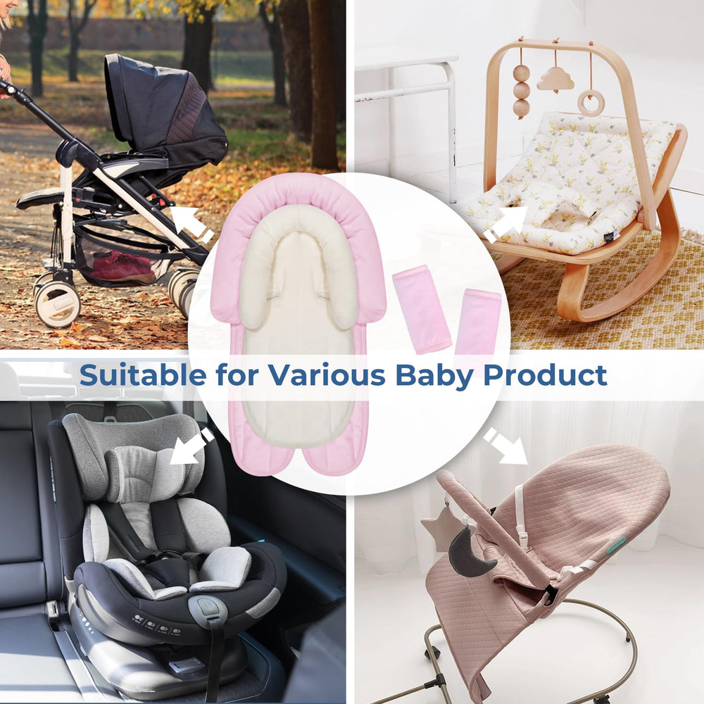 COOLBEBE machine-washable cushion pink easy care after spills.