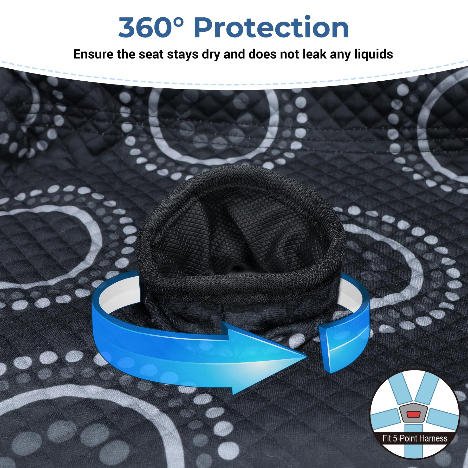 COOLBEBE piddle pad machine-washable for easy cleanup after use.