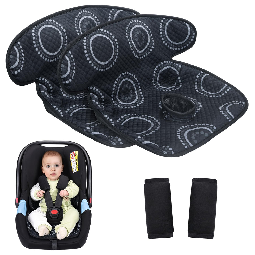 COOLBEBE stroller-seat pad extends protection to strollers and high chairs.