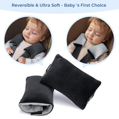 CoolBebe stroller shoulder pad cushions straps for comfortable pushchair outings.