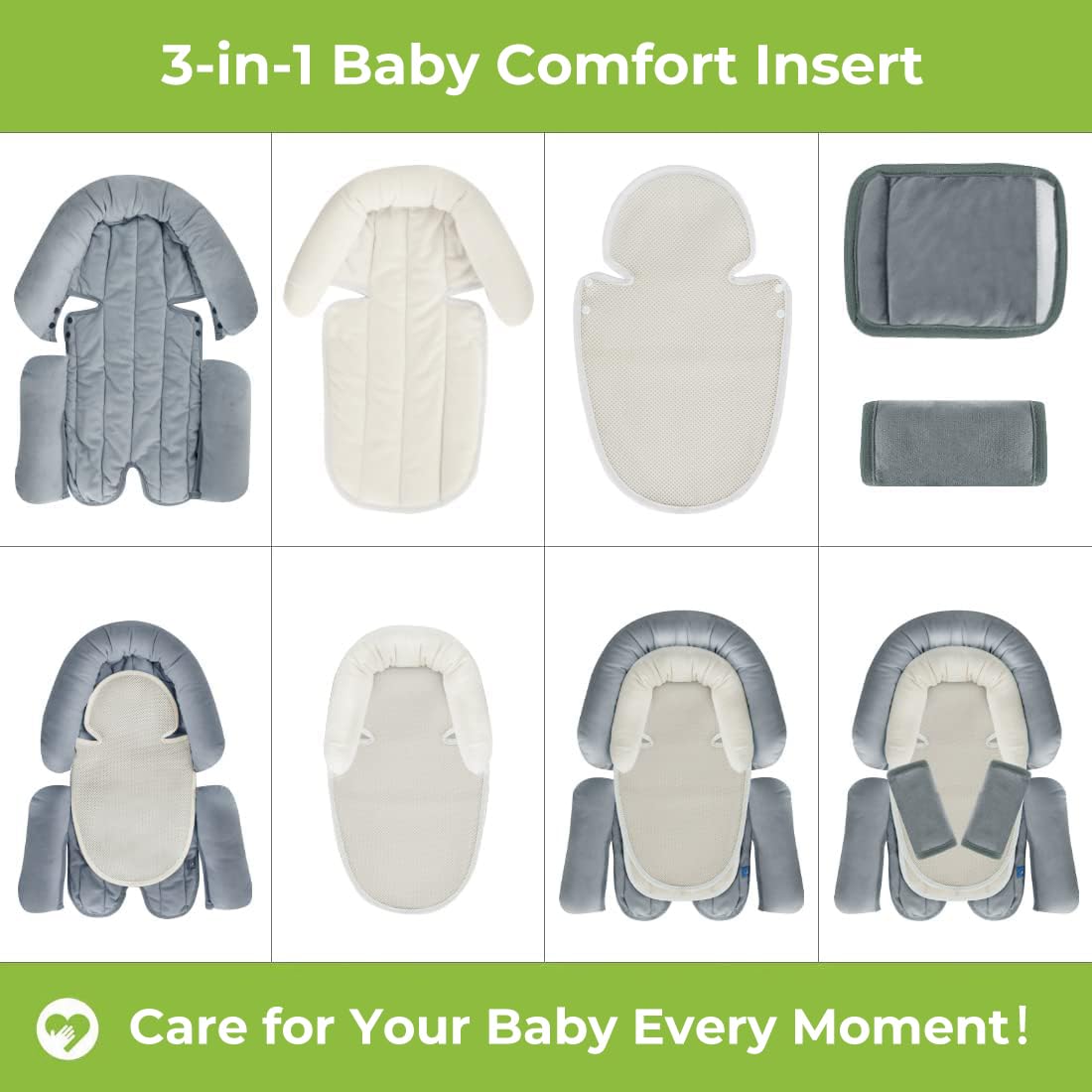 COOLBEBE all-season design combines two layers for year-round comfort