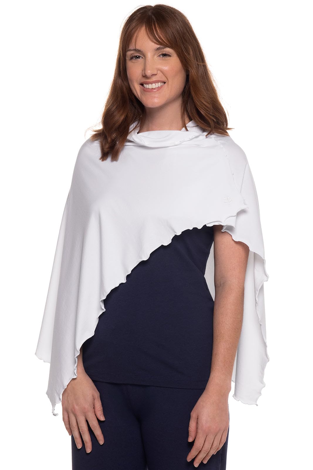 Coolibar Sun Blanket machine-washable fabric ready for quick cleanup.