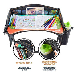 Coolmum Kids Travel Tray open surface ready for drawing or snacks on the go.