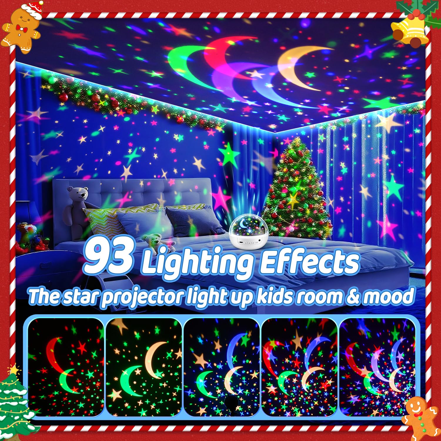 COOLNIGHT projector displaying ocean creatures for kid-friendly learning
