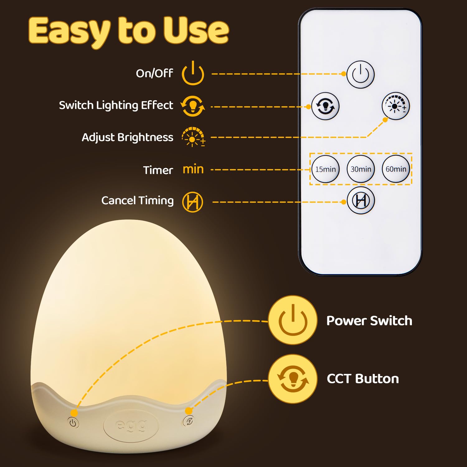 COOLNIGHT gift-ready baby night light for newborns.