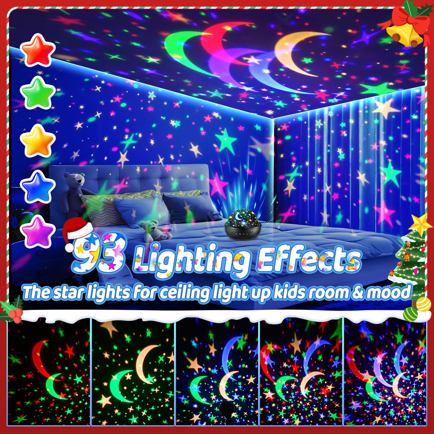 COOLNIGHT star projector Dinosaurs film lights up ceiling playfully