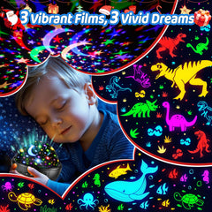 COOLNIGHT star projector Ocean Animals film lights nursery calming scenes