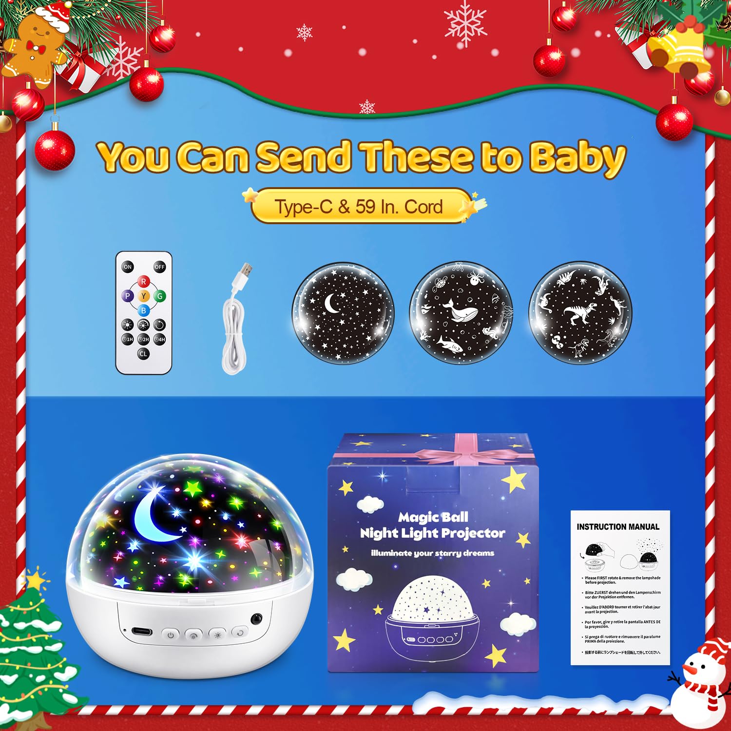 COOLNIGHT nursery nightlight glow providing calming evenings