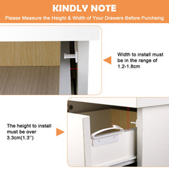 Coolrunner drawer lock adhesive tape provides strong hold without drilling or tools