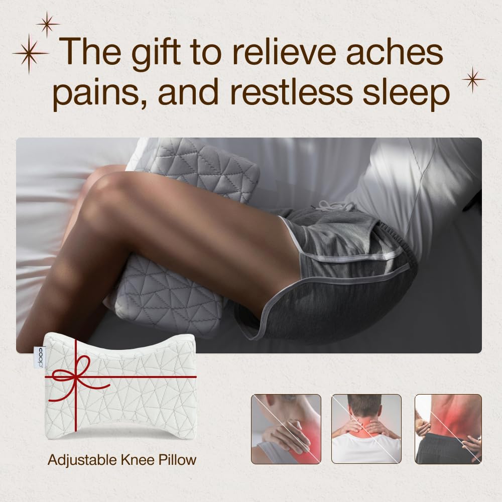 Coop Home Goods removable washable cover keeps knee pillow clean and fresh