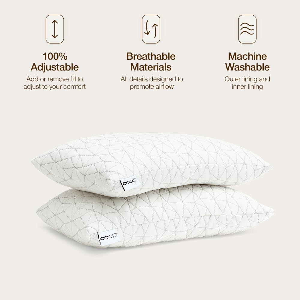Coop Home Goods toddler pillow breathable-Lulltra cover promotes air flow