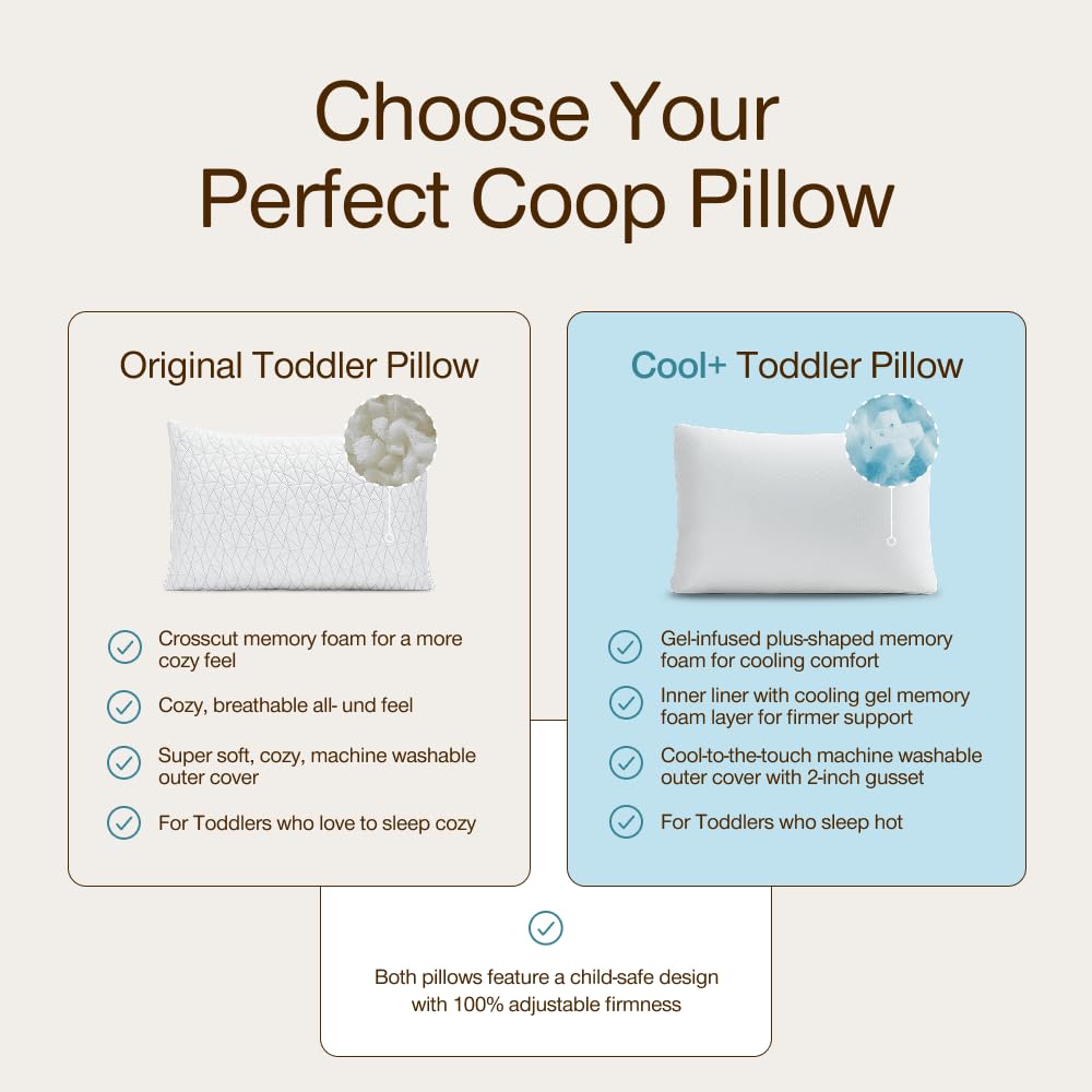 Coop Home Goods toddler pillow kid-friendly comfort for naps