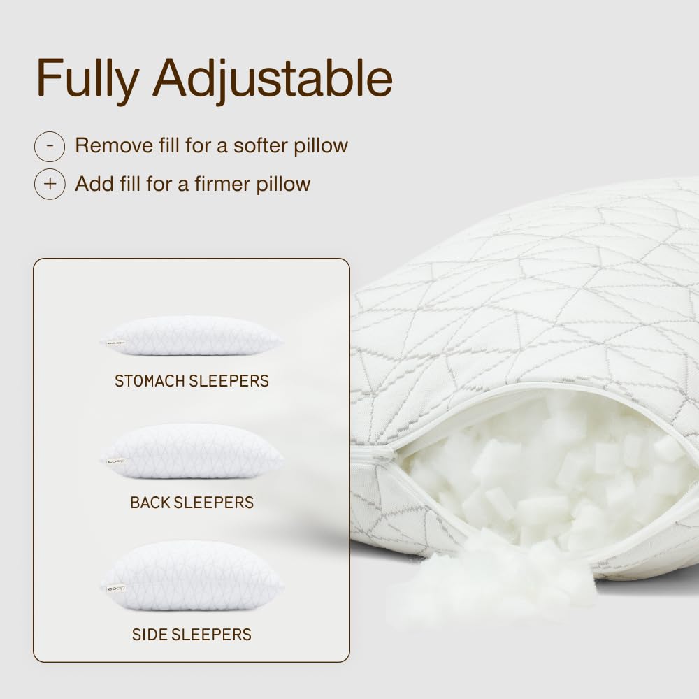 Coop Home Goods toddler pillow zipper-lock view highlights child-safe access