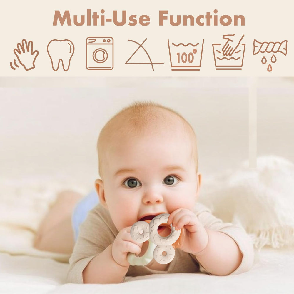 COOROBIN 3D honeycomb cotton bib absorbs droplets quickly for dry clothing