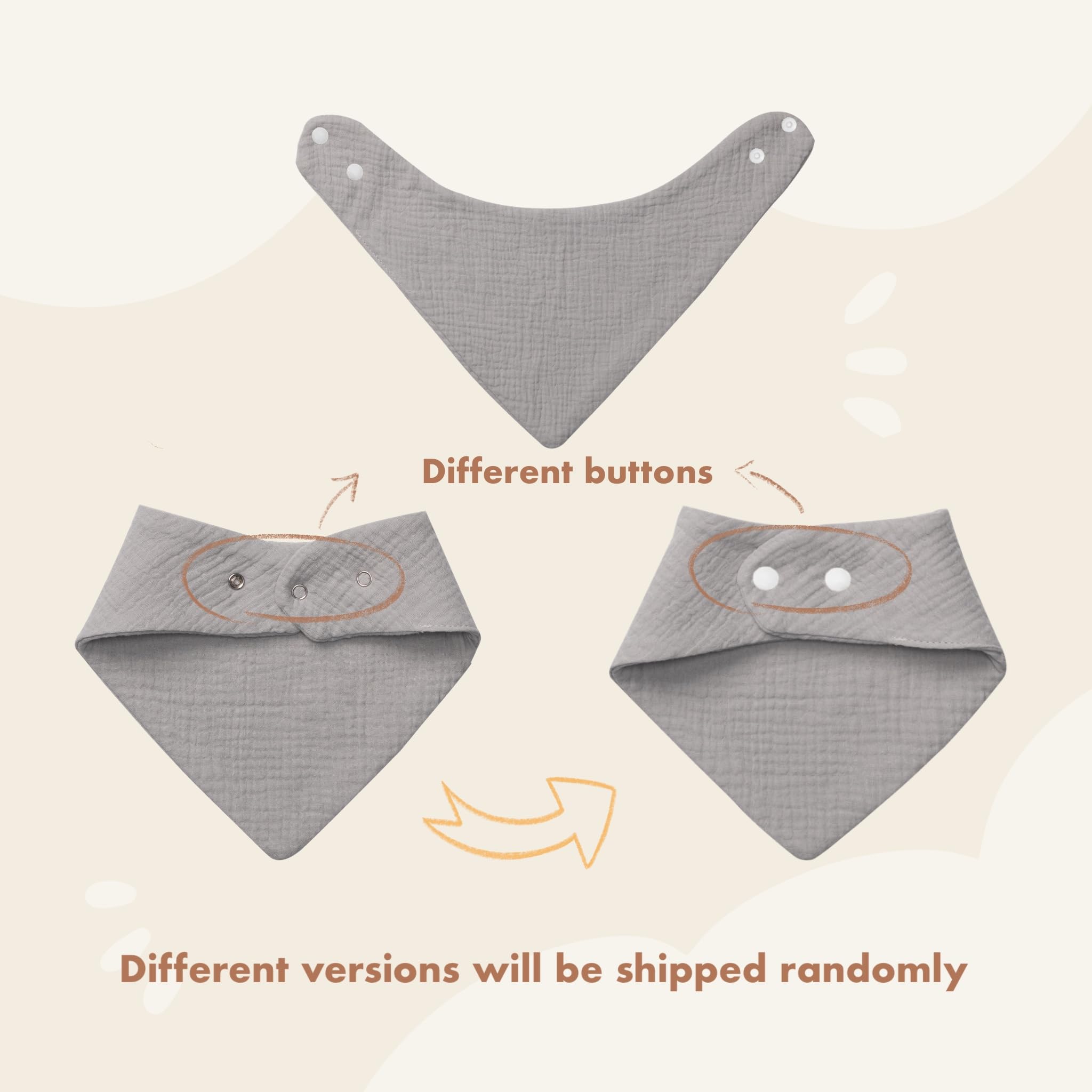 COOROBIN travel foldable bib fits into bags for on the go messes.