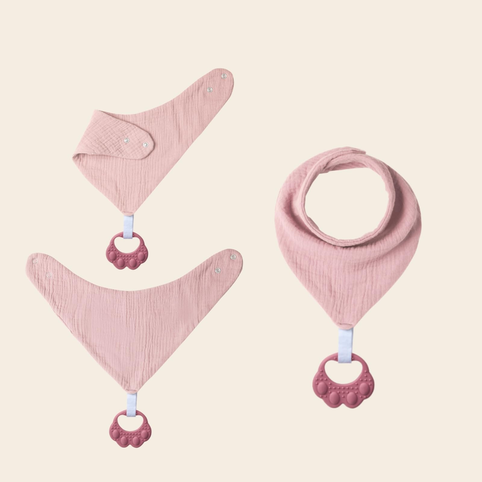 COOROBIN unisex pale yellow bibs pair with any outfit during outings
