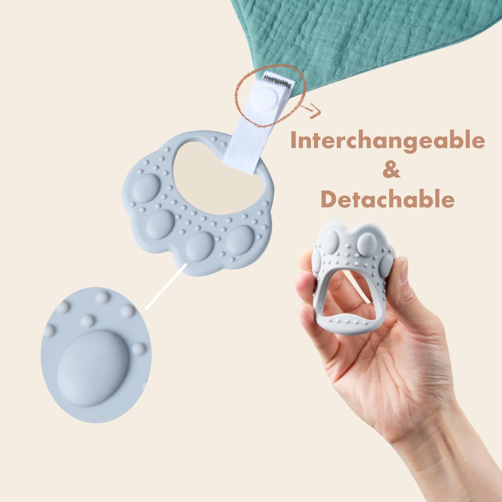COOROBIN unisex drool bib colors suitable for any outfit
