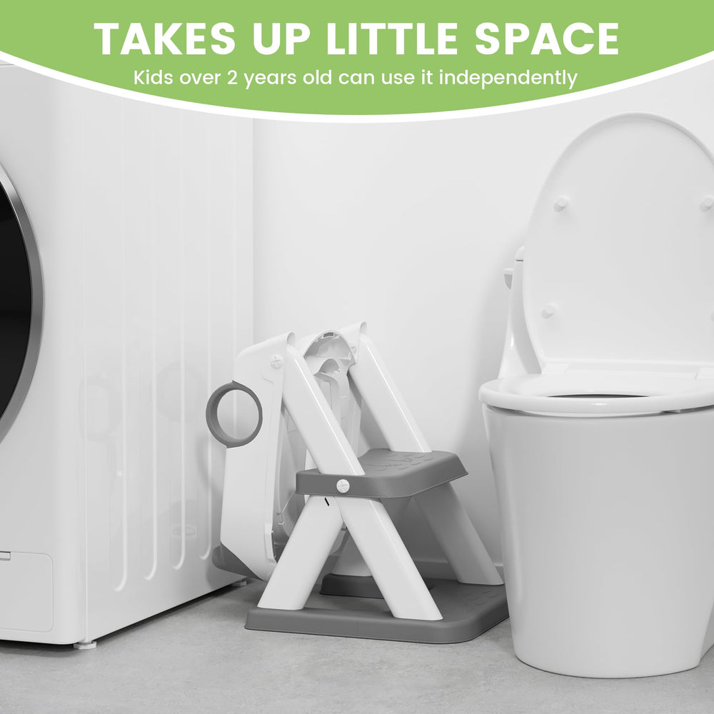 COOSEYA foldable toilet seat for kids offers portable storage and transport.