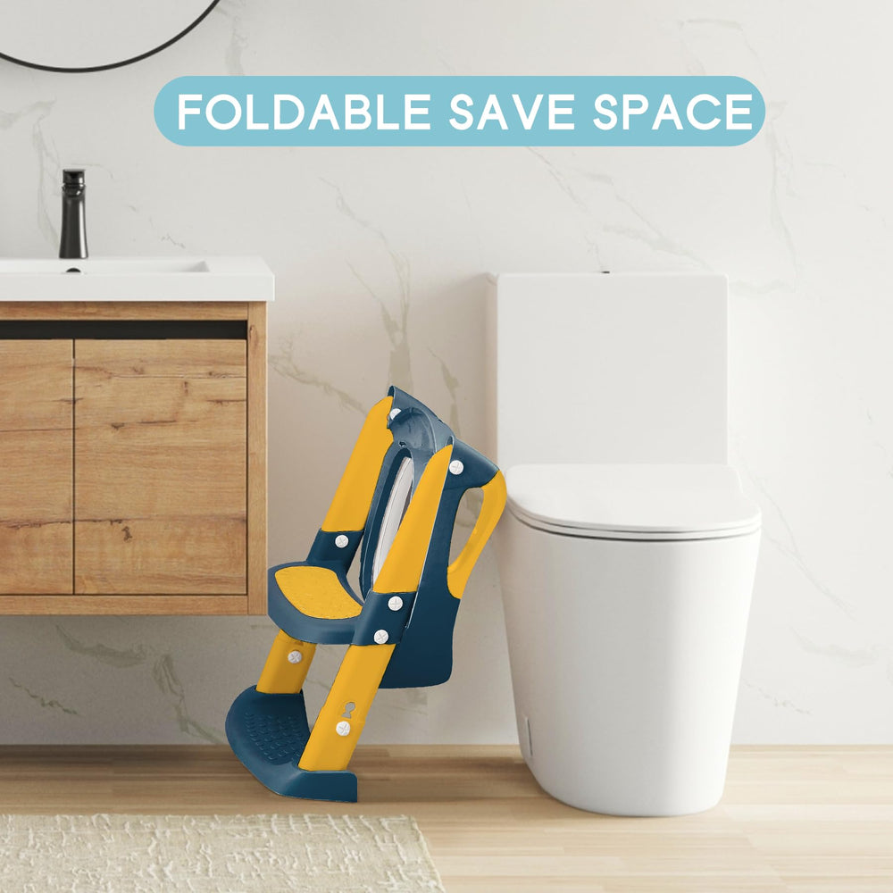 COOSEYA potty-training toilet foldable storage fits under sinks