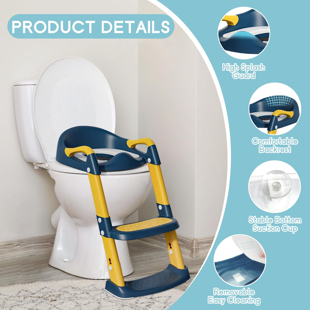 COOSEYA potty-training toilet safety handles provide secure grip for climbing