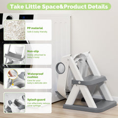 COOSEYA toilet seat-wide-step-surface provides roomy footing for confident climbs