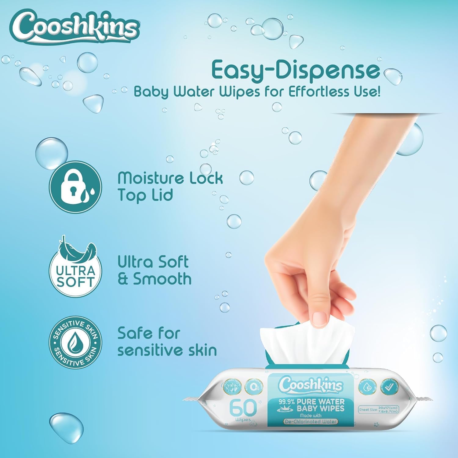 COOSHKINS eco-friendly packaging emphasizes sustainable choice for families.