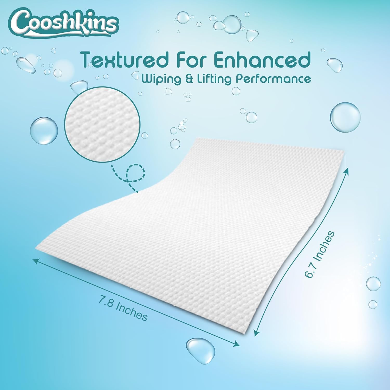 COOSHKINS natural ingredients support skin balance and comfort during cleaning.