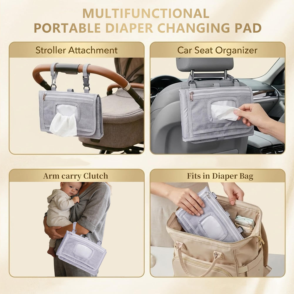 Coowarmbutb inside-pockets-mesh-wet-wipes-pocket organizes diapers and toys