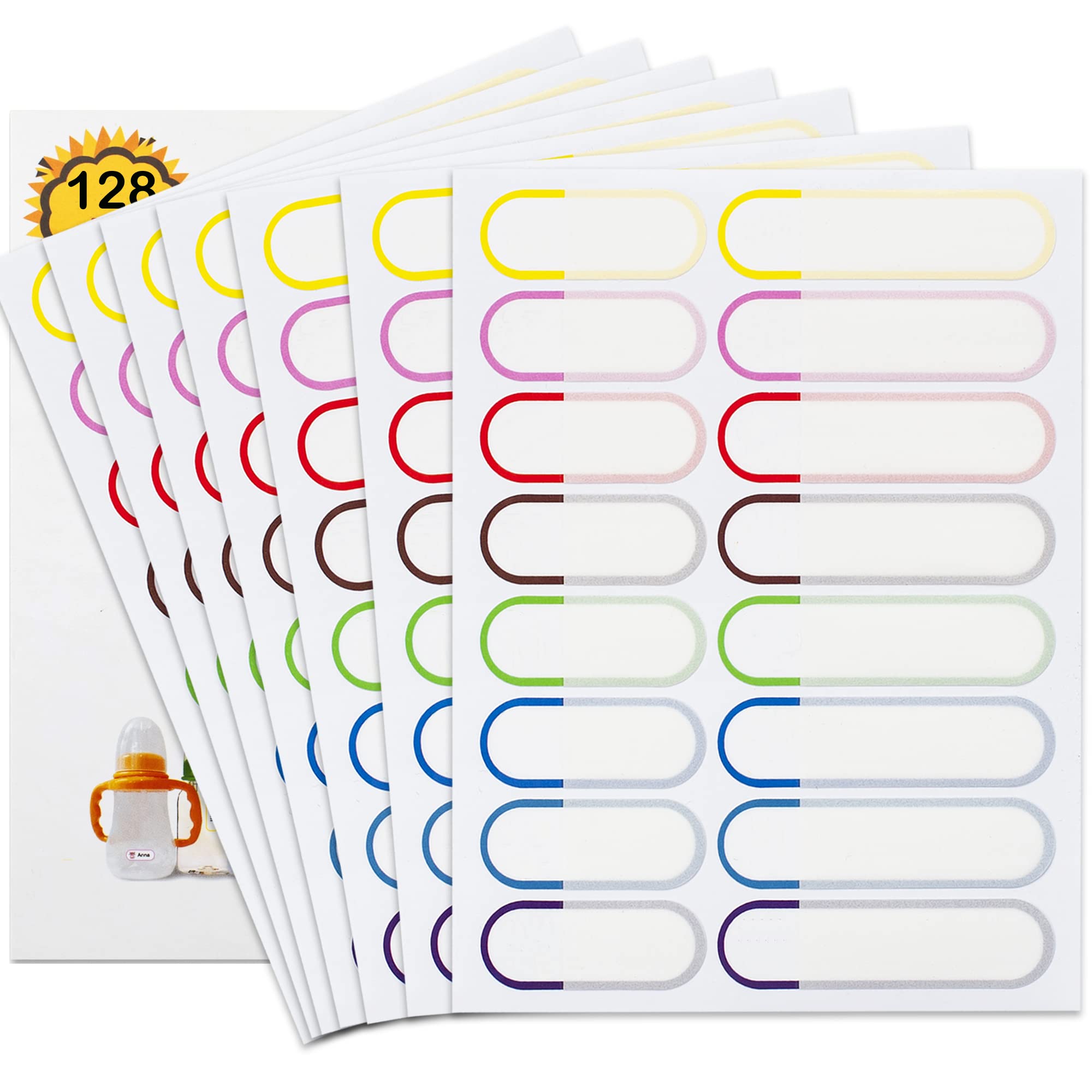 Coowayze waterproof self-laminating label on bottle prevents daycare mixups.