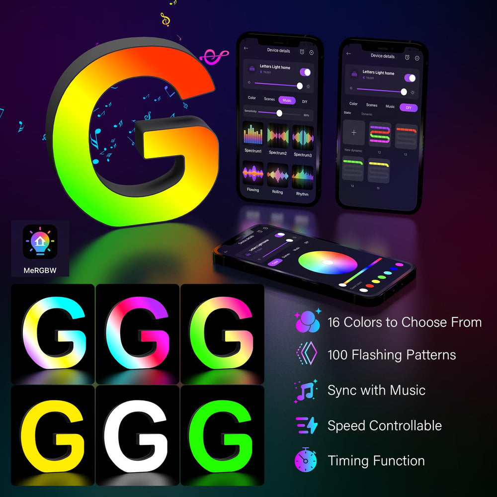 Coplsdors MRGB-G RGB colors offer vibrant mood lighting for parties.