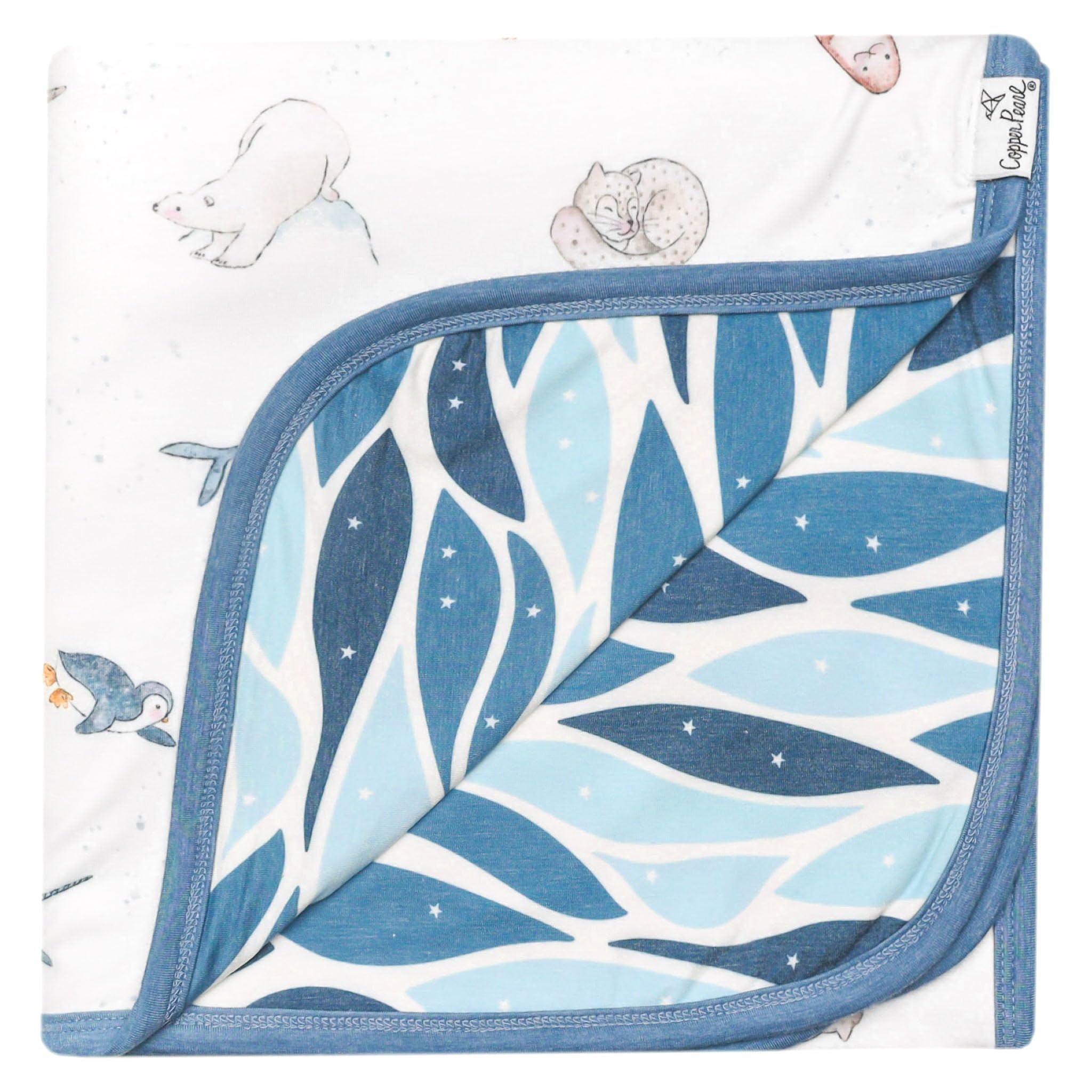 Copper Pearl Arctic Wonder quilt back view showcases soft, breathable triple-layer warmth for cozy naps.