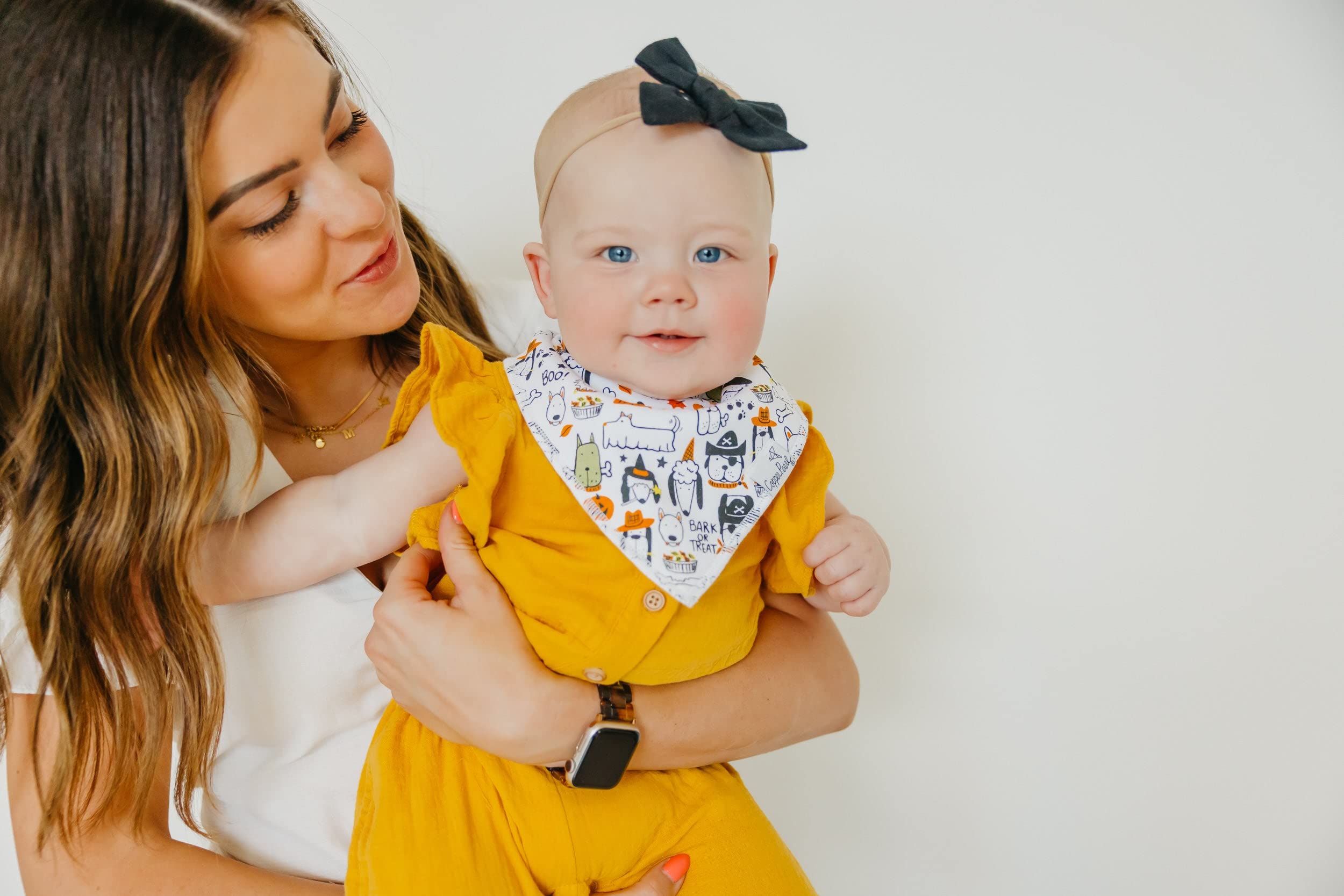 Copper Pearl bibs machine washable for busy family life