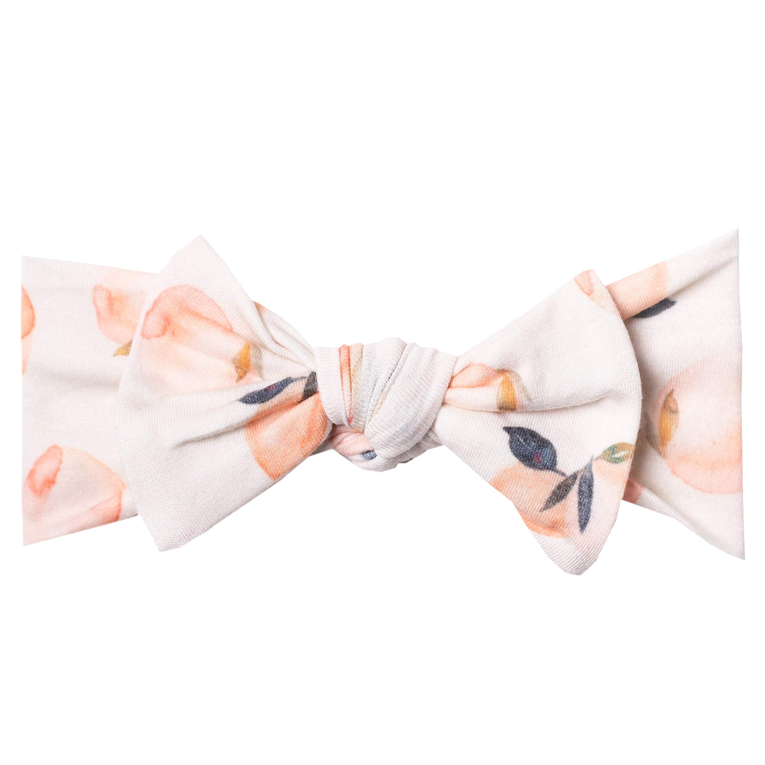 Copper Pearl baby bows premium soft fabric for gentle styling and comfort
