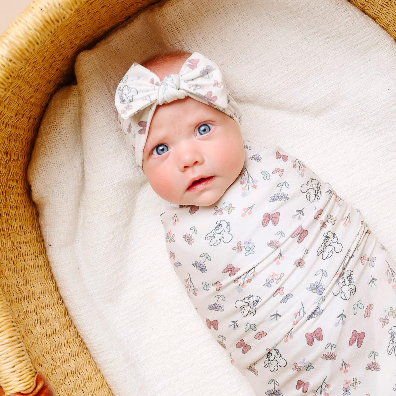 Copper Pearl headband worn on baby with coordinating outfits enhances cute photo moments.
