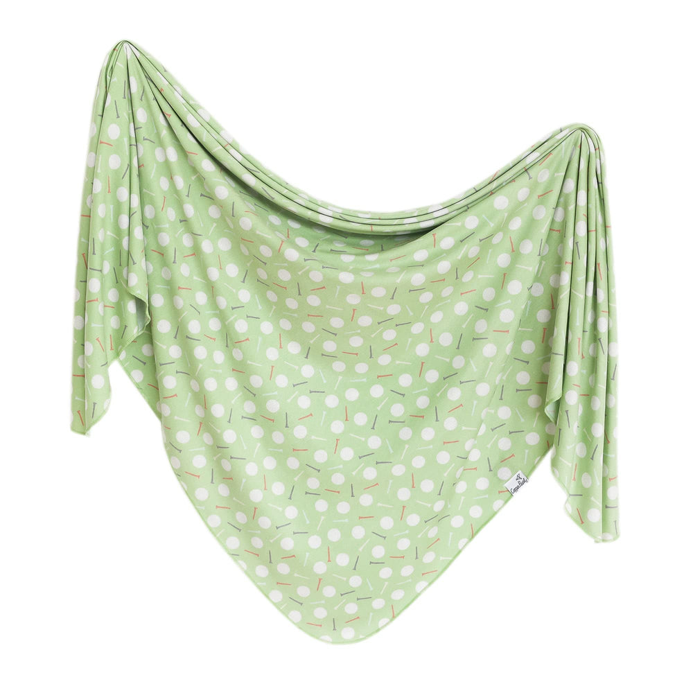 Copper Pearl baby swaddle Bogey shows soft, breathable texture for cozy naps