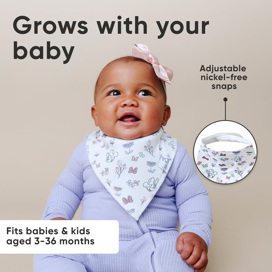 Copper Pearl bandana bib durable stitching ensures long-lasting use through washes