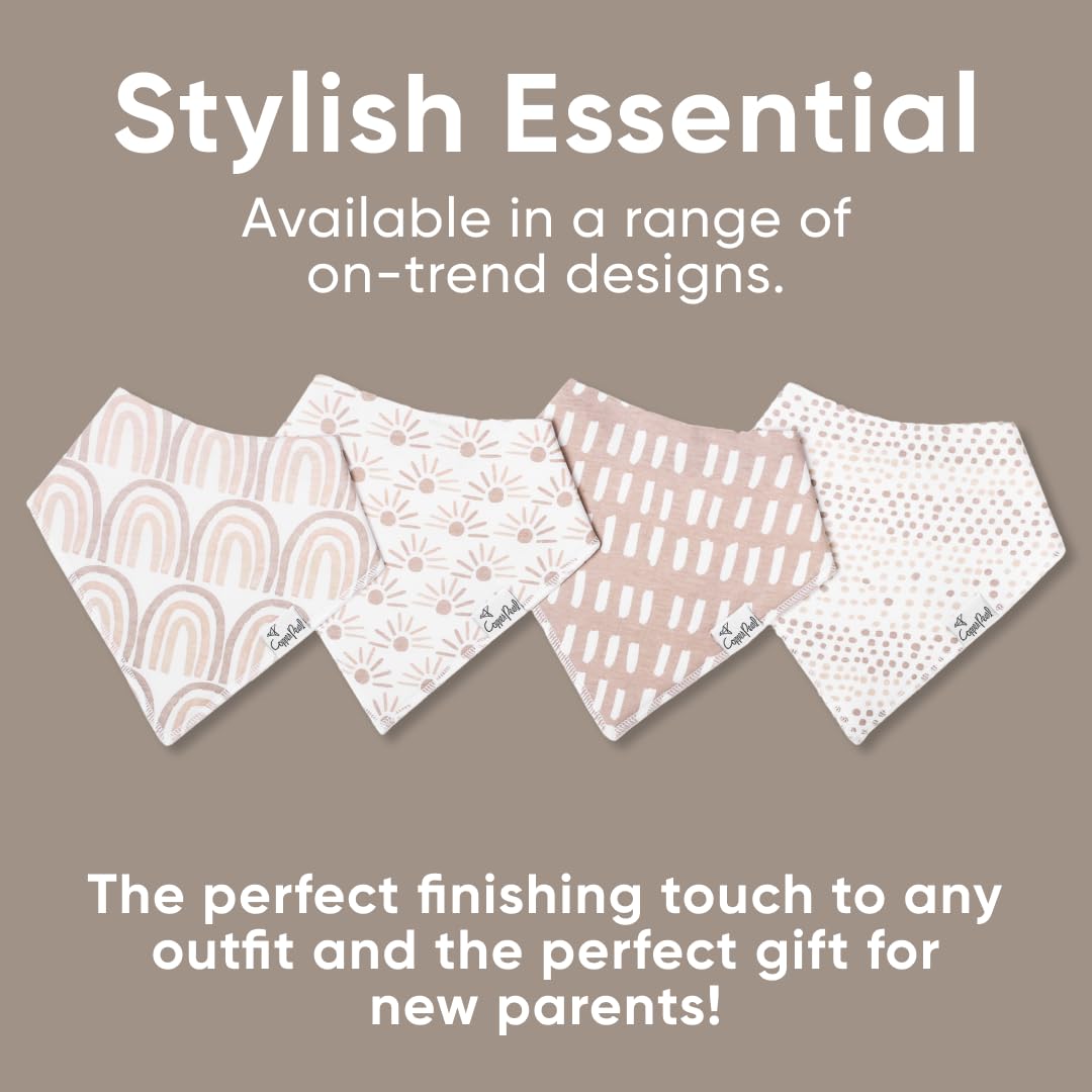 Copper Pearl Bliss bib gift-pack 4-pack ready for gifting.