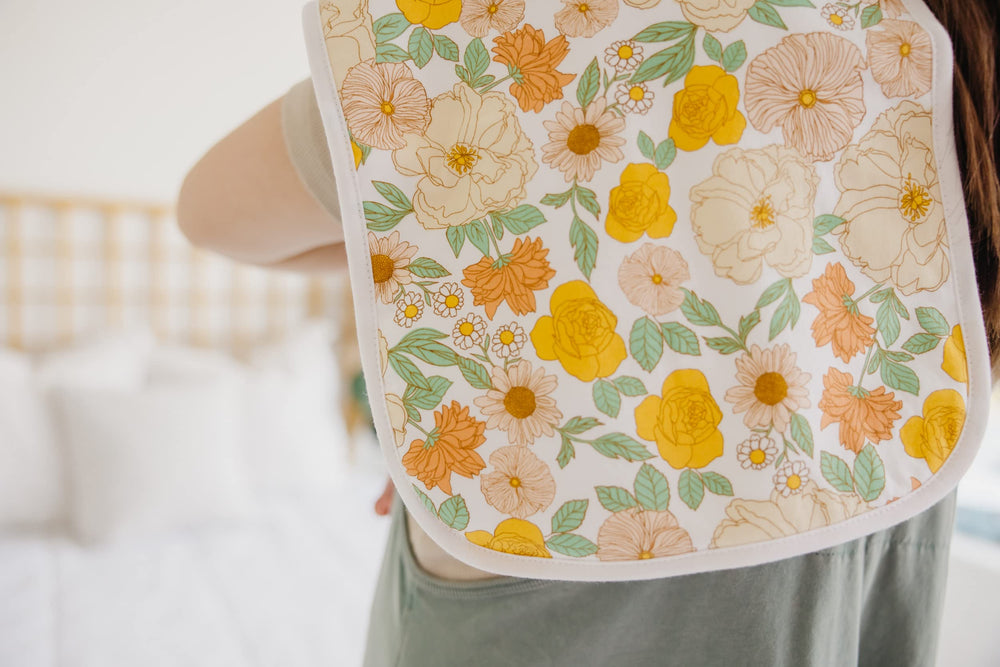 Copper Pearl Lemon Set close-up reveals triple-layer stitching and cozy fabric
