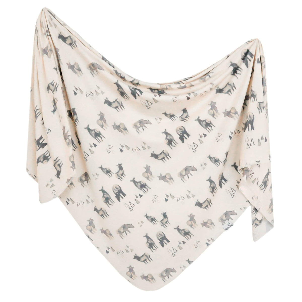 Copper Pearl Cody baby swaddle blanket soft texture for gentle newborn comfort.