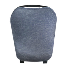 Copper Pearl denim multi-use cover car-seat—breathable shield for baby on the go