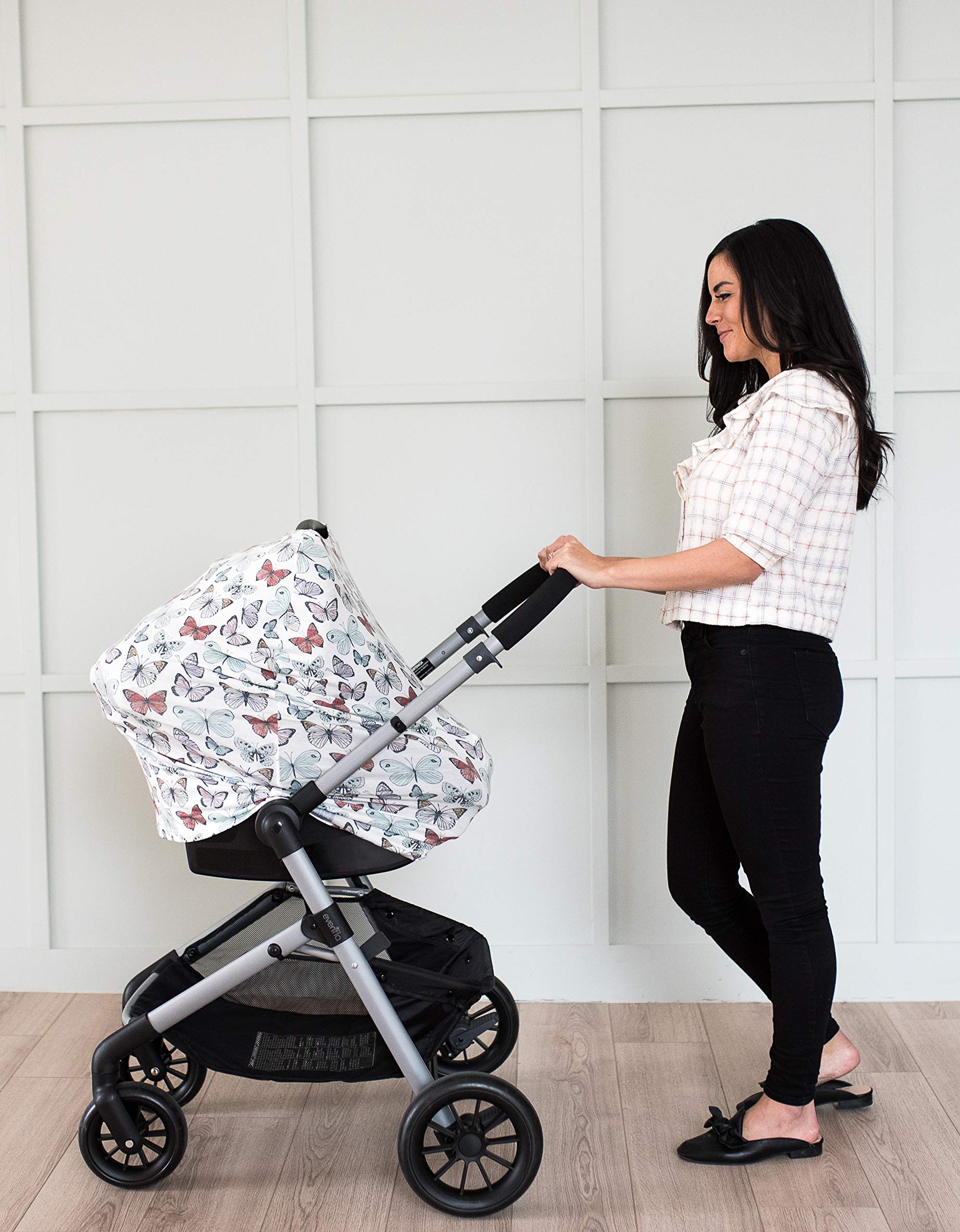 Copper Pearl easy-on-off nursing access closeup, quick setup for feeding.