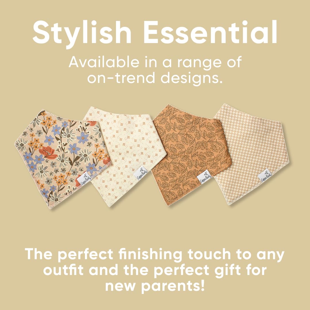 Copper Pearl Eden bib gift-pack packaging showing four-bib set