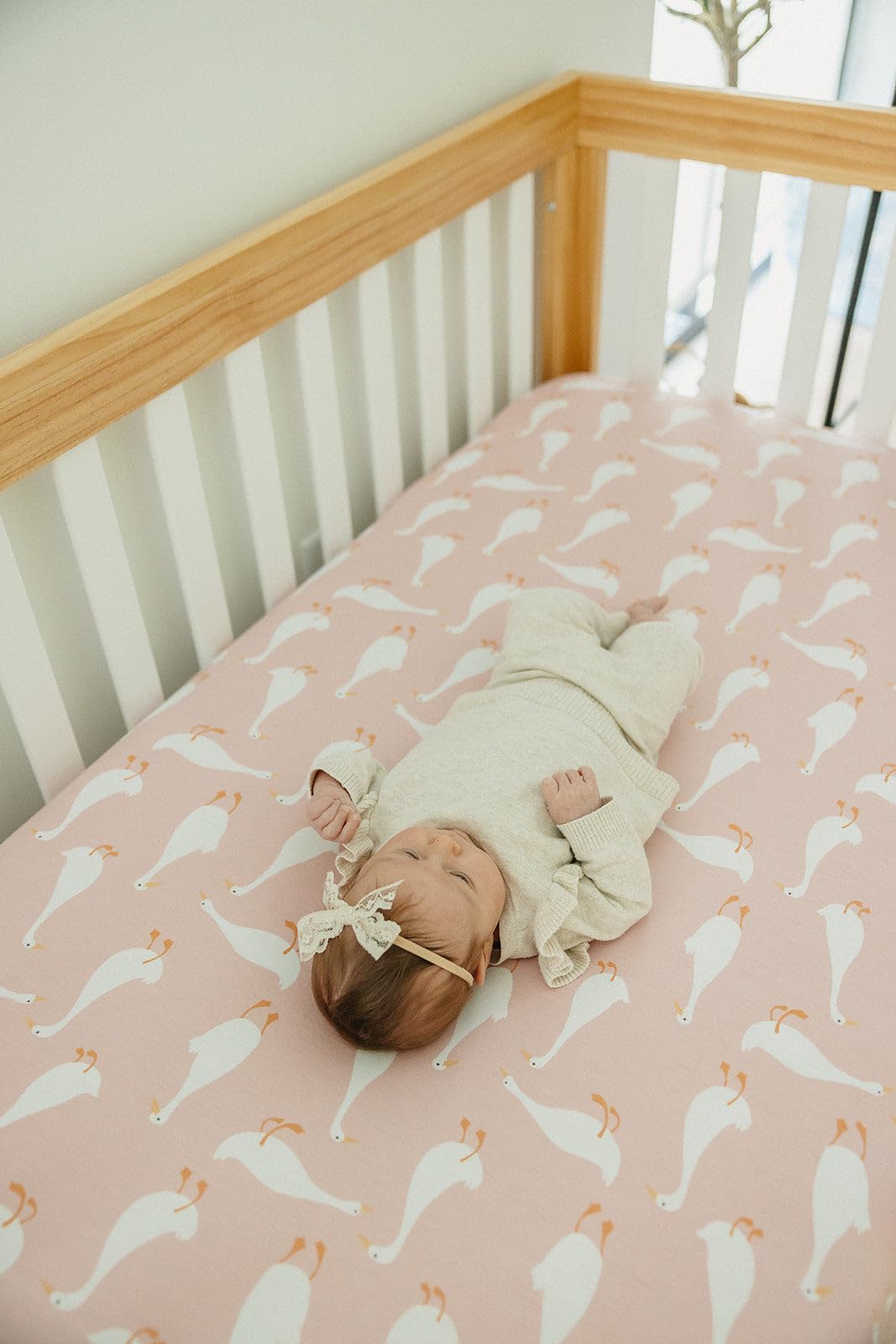Copper Pearl Goosie durable sheet stays soft after washes.