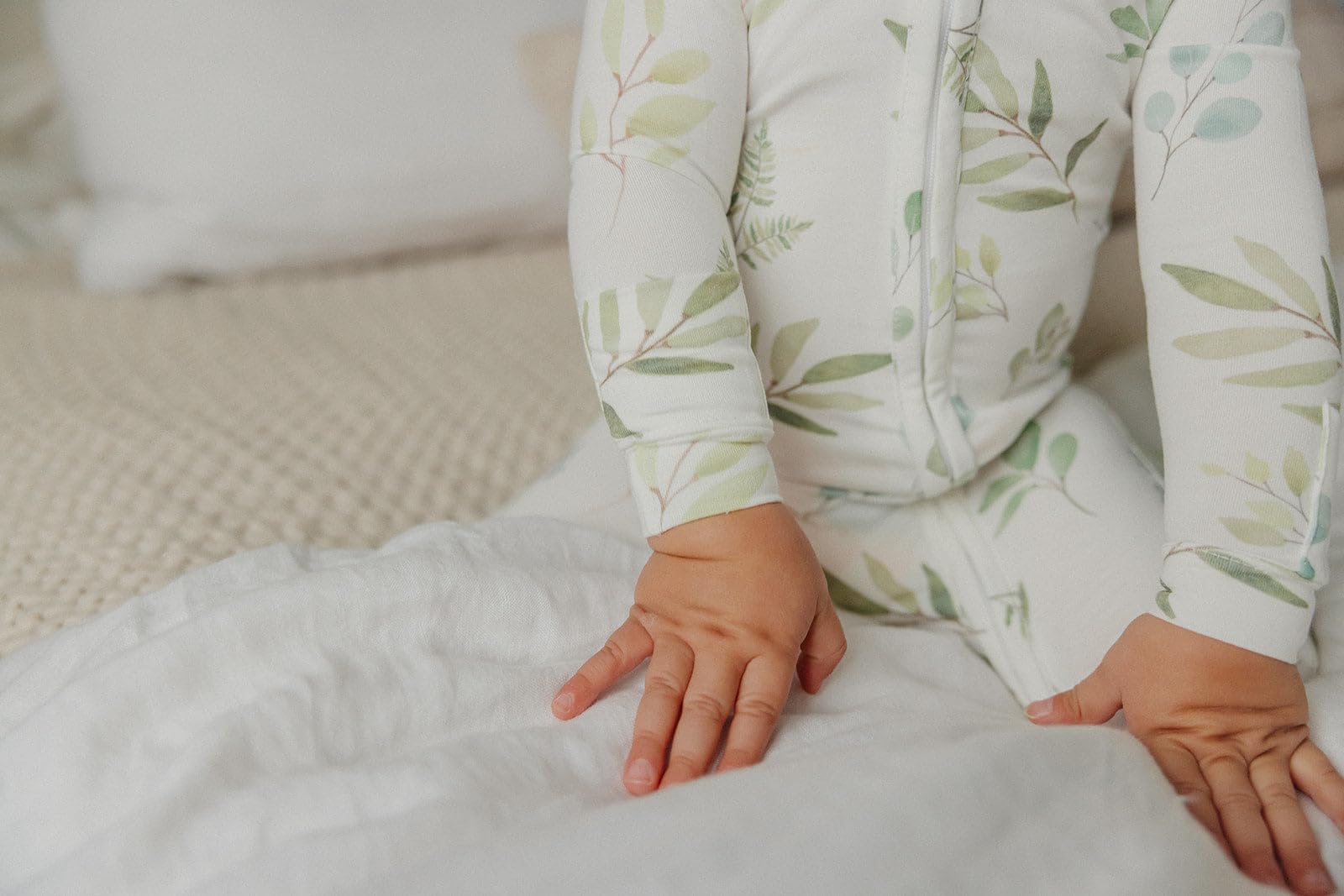 Copper Pearl Haven size range chart shows newborn to 24 months