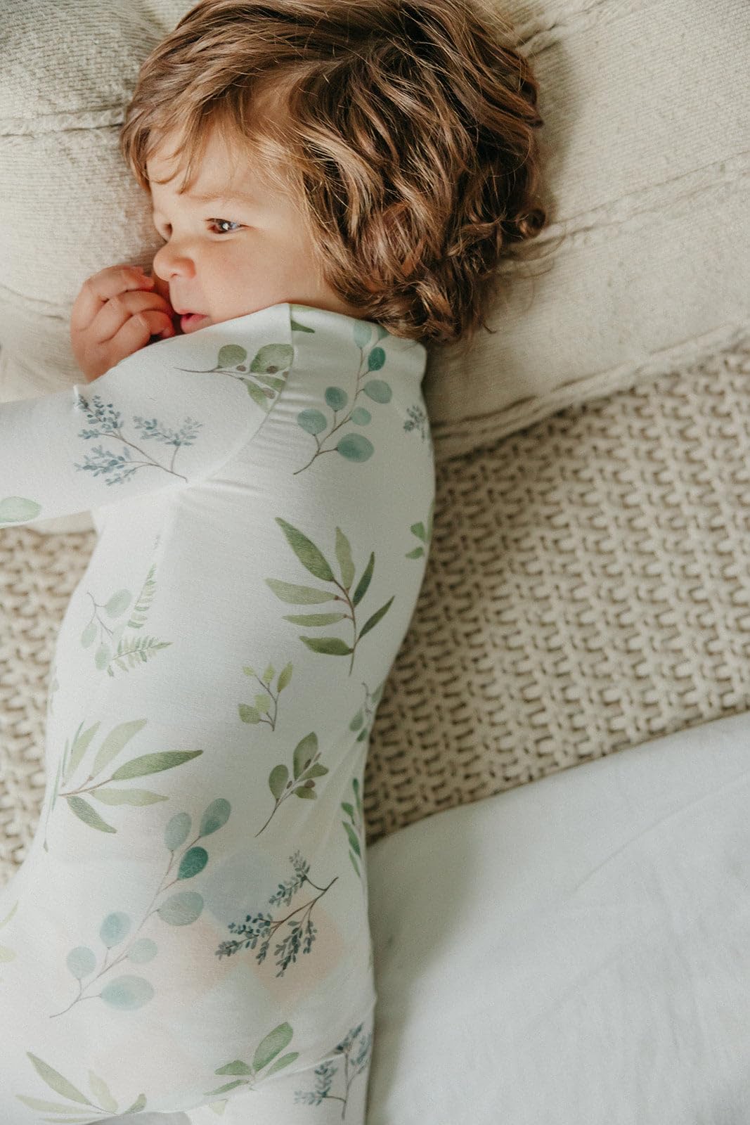 Copper Pearl Haven tag-free neck closeup emphasizes irritation-free wear