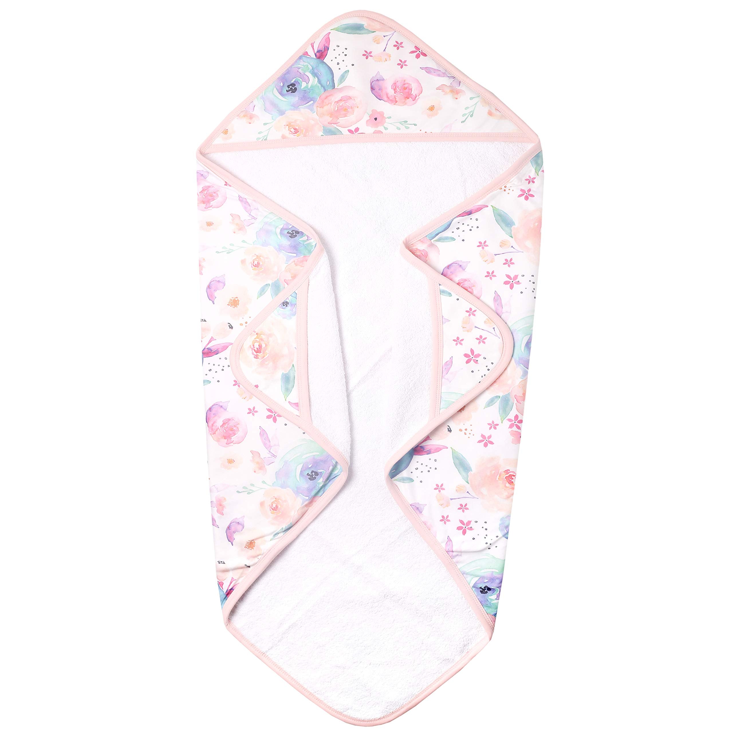 Copper Pearl Hooded Bath Towel Bloom gift-ready packaging for showers.