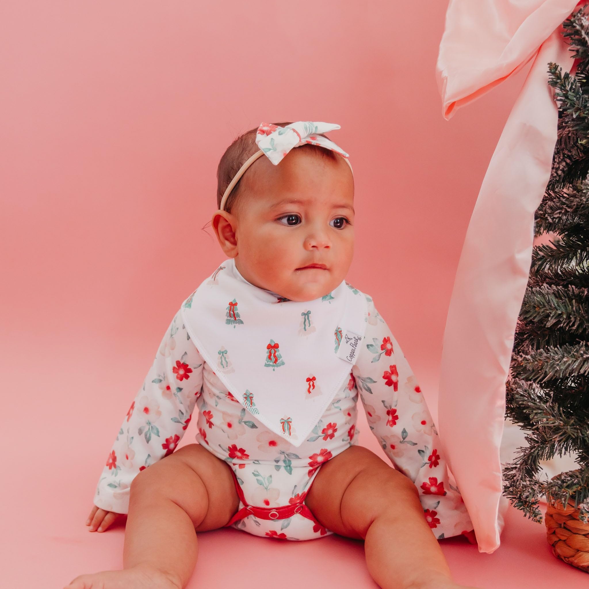 Copper Pearl Juliet Bandana Bib Set care-durable design ensures long-lasting daily use.