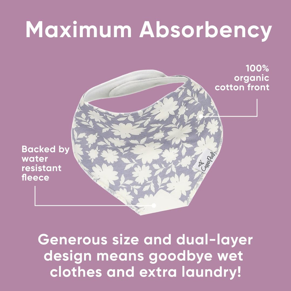 Copper Pearl Lacie cross-section shows inner fleece and outer cotton for absorbency